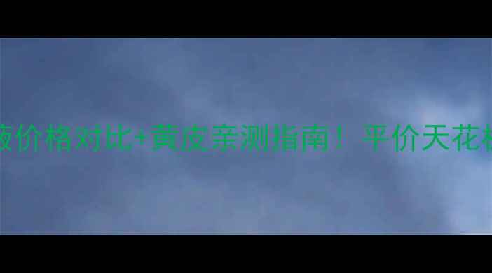 Innisfree粉底液价格对比黄皮亲测指南平价天花板到底值不值