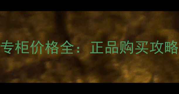 范思哲黑香水专柜价格全正品购买攻略与性价比指南