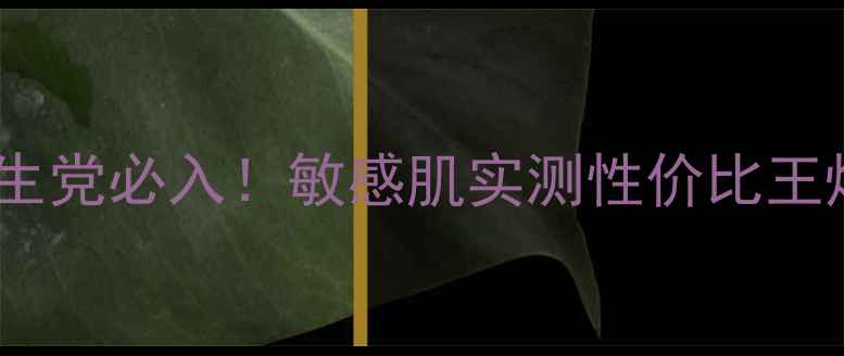 马油补水面膜学生党必入敏感肌实测性价比王炸价格大公开